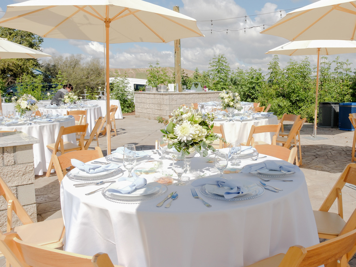 Beautiful event setting for baby showers at The Willows