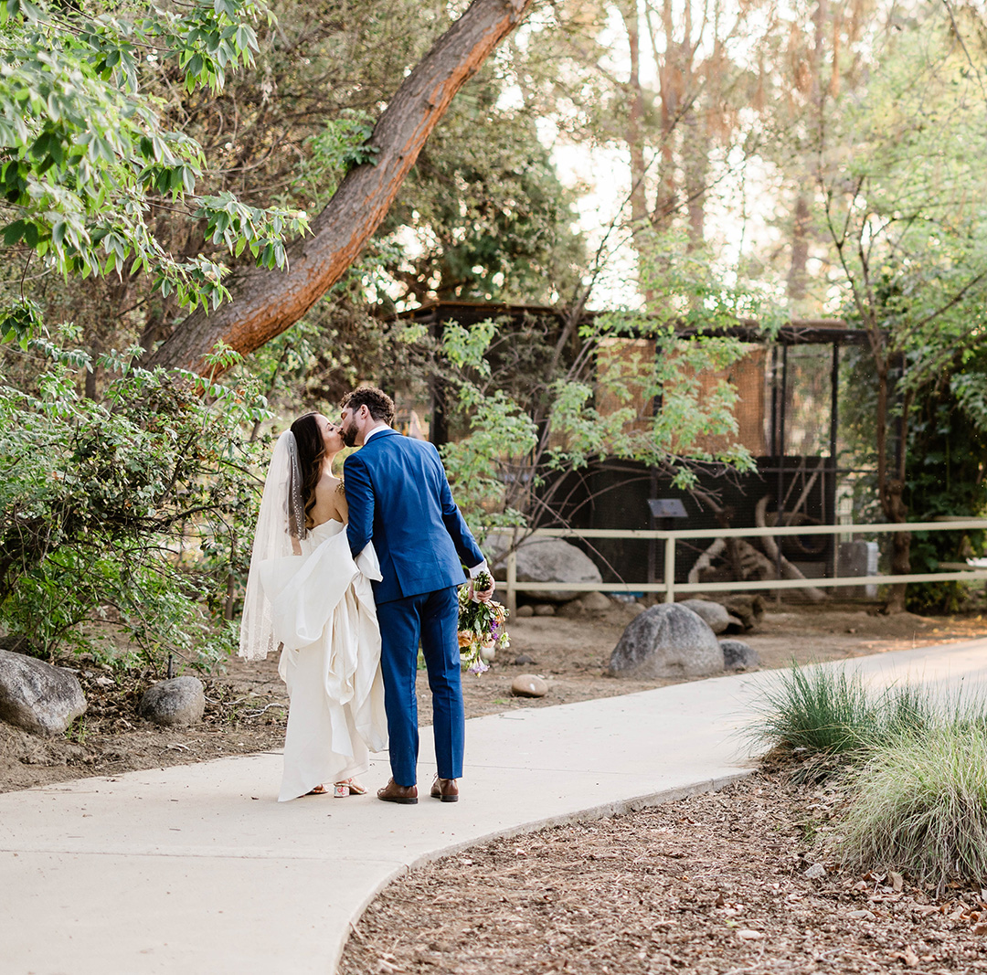 Wedding couple at The Willows